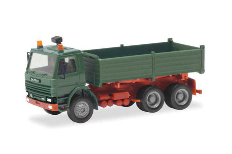 Scania 113M Dump Truck - Assembled -- Green, Red