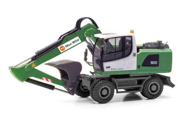 Liebherr A920 Mobile Digger - Assembled -- Max Wild (green, white)