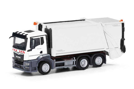 MAN TGS Faun Garbage Truck - Assembled -- White