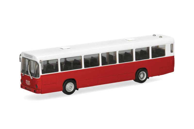 MAN Bussing City Bus - Assembled -- White, Red