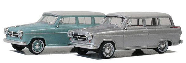 European Automobiles -- Borgward Isabella Wagon (Metallic Colors)