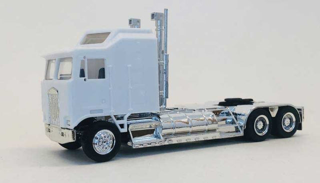 Kenworth K100 XXL 5-Bar 3-Axle - Assembled -- White