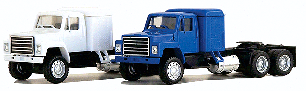 Truck International Dual-Drive Tractor w/Sleeper Only -- White