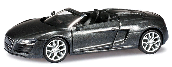 Audi R8 Spyder V10 - Assembled -- Top Down, Various Standard Colors