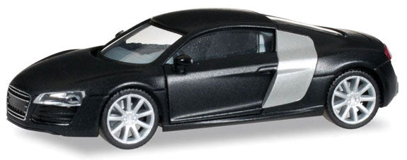Audi R 8 - Assembled -- Black, Chrome