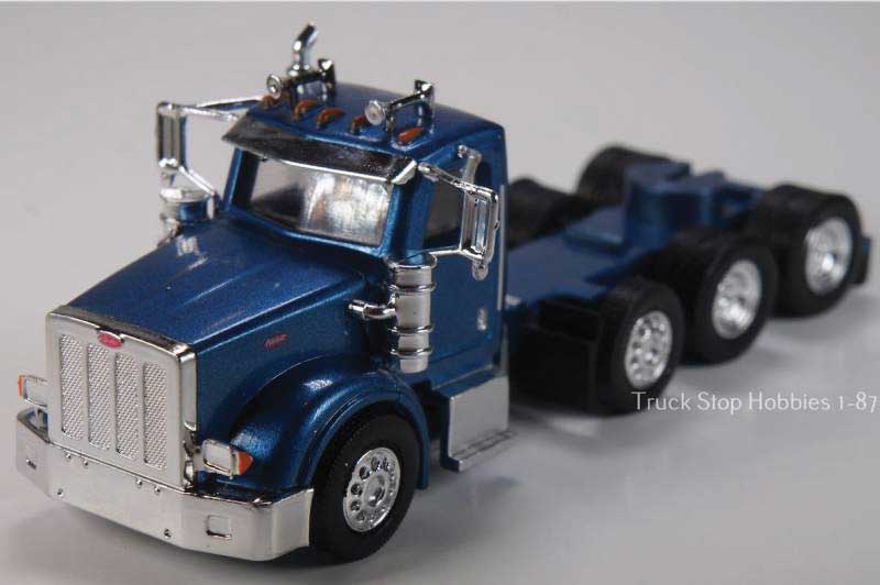 Peterbilt 367 4-Axle Day-Cab Tractor-Only pkg(2) - Assembled -- Blue