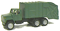 American Trucks - International - Garbage Truck -- S Series Conventional w/Dual Rear Axles & Trash Compacter Body