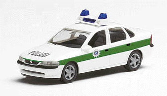 Emergency - Police Vehicles -- Opel Vectra 4-Door Sedan Bayern Polizei (Bavarian Police; white, green)
