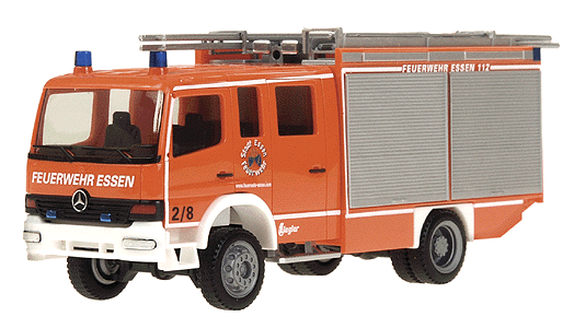Emergency - Fire Dept. Vehicles - Mercedes Benz -- Atego LF 20/16 Pumper/Equipment Trcuk - Fire Department Essen (orange)