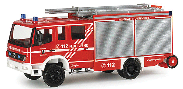 Emergency Equipment - Fire Dept. Vehicles - Mercedes -- Atego Sedan Cab Pumper Dietenhofen Fire Department