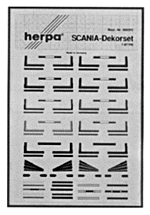 Scania truck decal