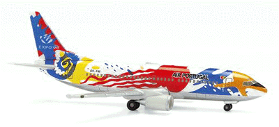 1:500 Scale Airplanes (Herpa Wings) -- Boeing 737-300 New Generation "Air Portugal, Expo 1998"