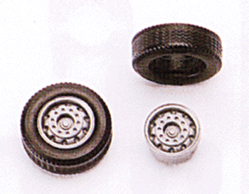 Special Wide Tires & Rims for Front-Axle Trucks