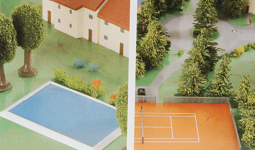 Airport Accessories -- 2 Swimming Pools, 2 Tennis Courts