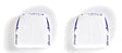 Semi-Tractor Air Conditioning Units pkg(4) -- White, blue lettering