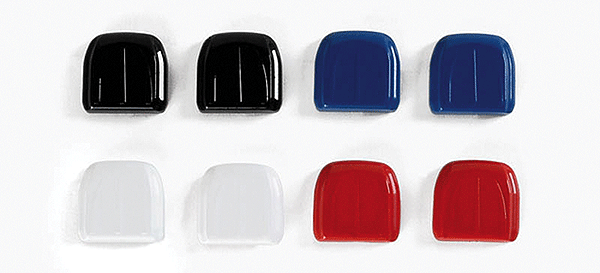 Semi-Tractor Air Conditioning Units pkg(8) -- 2 Each Red, White, Blue & Black