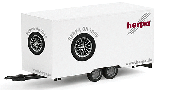 2-Axle Box Trailer -- Herpa on Tour