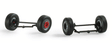 Herpa Accessories - Steering Kits for Trucks -- With Wheels & Tires pkg(4)