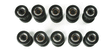 Herpa Accessories - Truck Wheels -- 5 Sets (chrome, black)