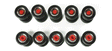 Herpa Accessories - Truck Wheels -- 5 Sets (chrome, red)