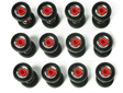 Herpa Accessories - Wheels for Trailers -- Chrome & Red