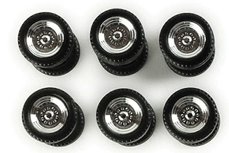 Accessories -- Meusburger Wheelsets (Chrome) pkg(12)