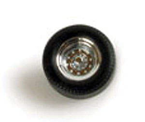 Truck Accessories - Chrome-Plated -- Trailer Wheelsets pkg(12)
