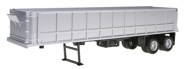 36' Gravel Dump Trailer - Assembled -- Silver