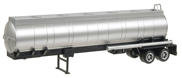 Semi Trailer (No Tractor) -- Round Chemical Tank