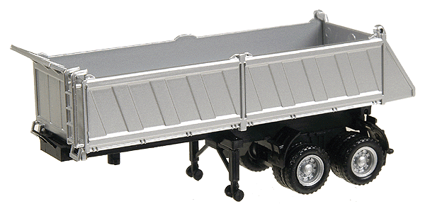 27' Gravel Dump Trailer - Assembled -- Silver