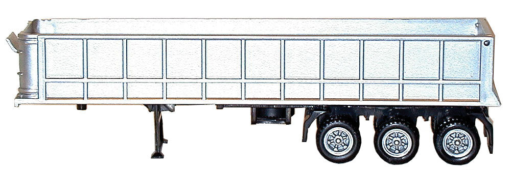 36' Tri-Axle Dump Trailer - Assembled -- White-2