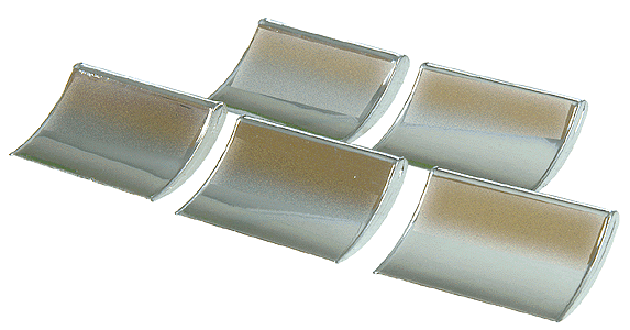 Truck Accessories - Chrome-Plated -- Air Foils pkg(5)