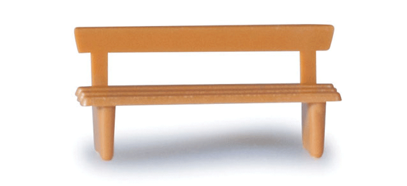 Park Benches -- Assembled pkg(18)