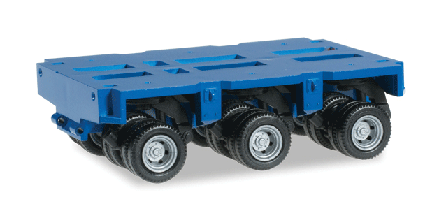 Goldhofer 3-Axle Module - Kit -- Red pkg(2)