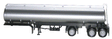 Trailer Only -- 2-Axle Elliptical Tanker w/Lift Axle