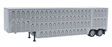 48' Livestock Trailer - Assembled -- Silver-1