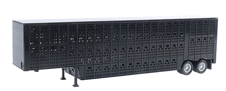 48' Livestock Trailer -- Black