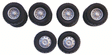 Heavy-Duty Tires with Hubs & Axles -- Includes: 4 Dual Axles & 2 Steering Axles