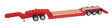 Heavy-Duty Lowboy Trailer - Assembled -- Red-1