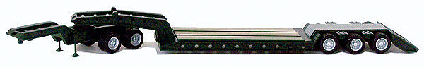 Heavy-Duty Lowboy Trailer - Assembled -- Black-1