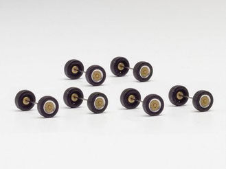 Automobile Axles with BBS Rims -- pkg(6)