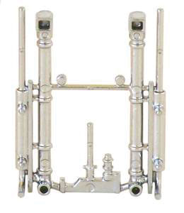 Heavy-Duty Exhaust System -- Chrome-Plated pkg(2)