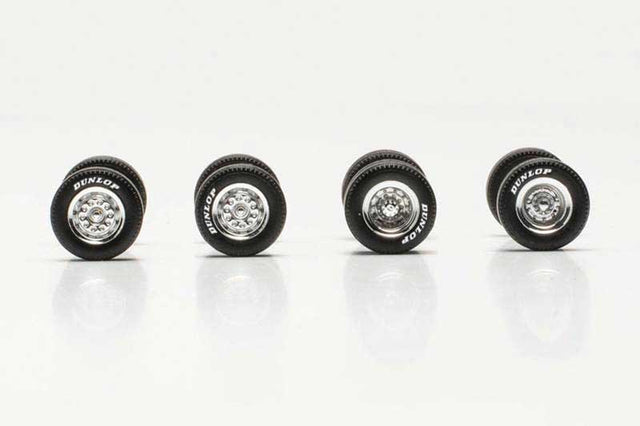 Truck Tires Set -- Dunlop 2 Front, 5 Rear