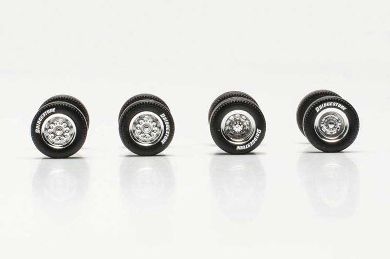 Truck Tires Set -- Bridgestone 2 Front, 5 Rear