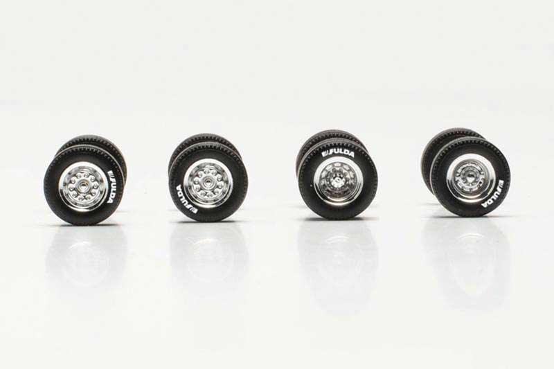 Truck Tires Set -- Fulda 2 Front, 5 Rear