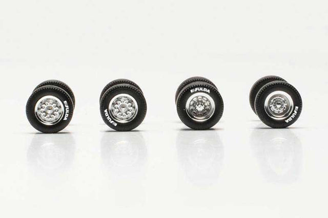 Truck Tires Set -- Fulda 2 Front, 5 Rear