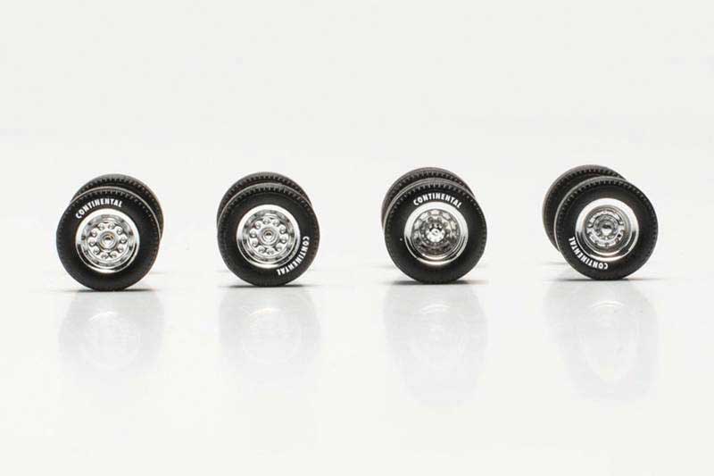 Truck Tires Set -- Continental 2 Front, 5 Rear