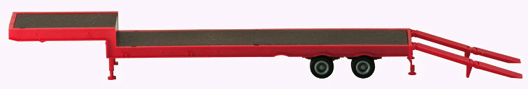 2-Axle Drop-Deck Equipment Trailer - Assembled
