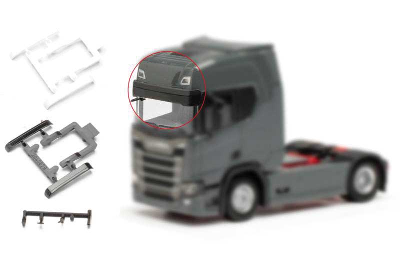 Sunshield for Scania Tractors -- 5 Black, 4 White