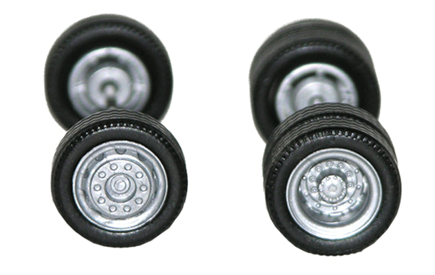 Low Profile Tractor Wheelsets -- 2 Front, 4 Rear-1